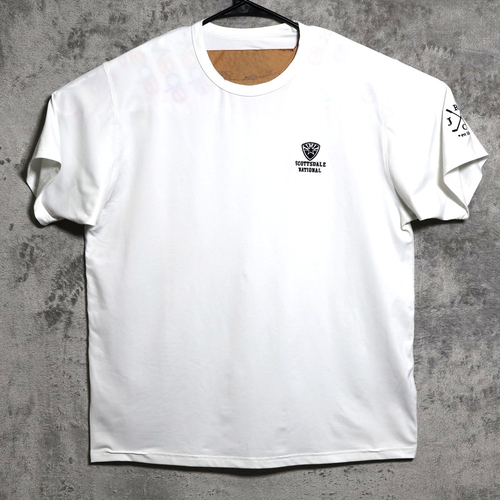 Foreign Rider Co Shirt Mens Large White Scottsdale National Athletic RJCO Logo